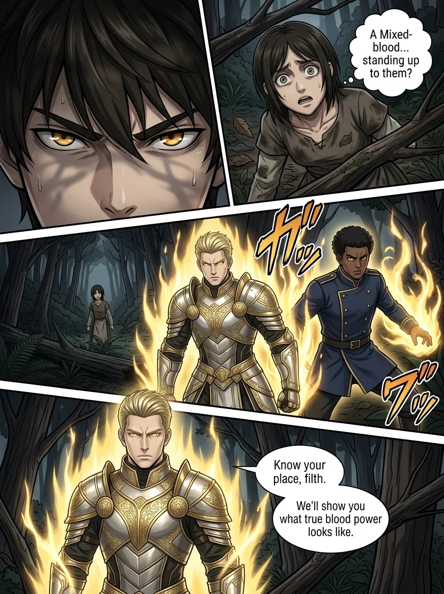 Aethelos: The Bastard of Light Chapter 3 Page 11 - AI Generated Manga