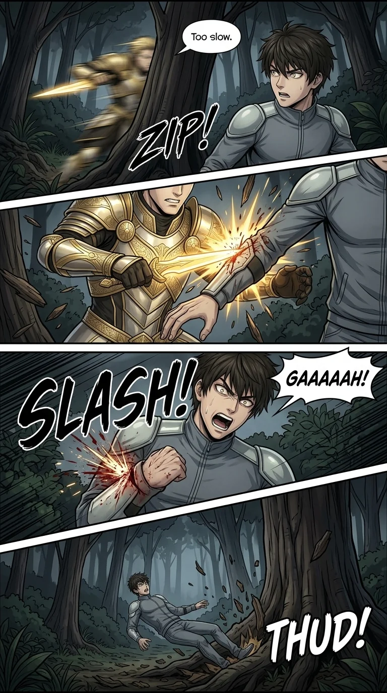 Aethelos: The Bastard of Light Chapter 3 Page 14 - AI Generated Manga