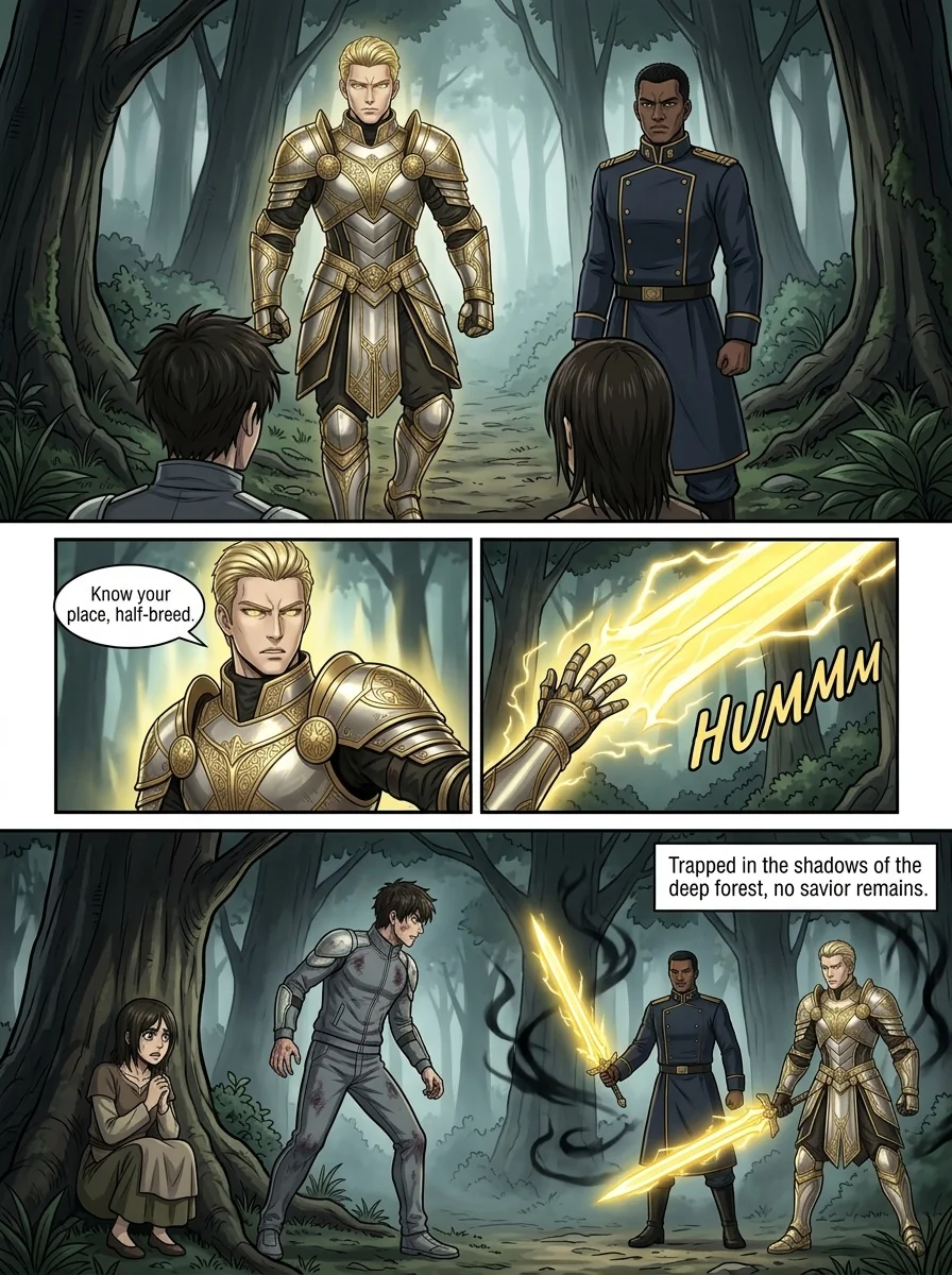 Aethelos: The Bastard of Light Chapter 3 Page 18 - AI Generated Manga