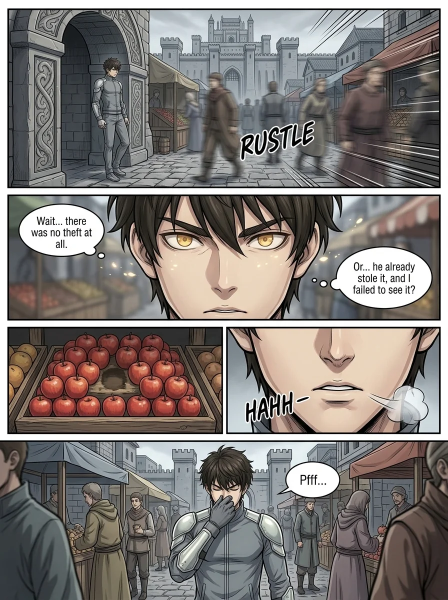 Aethelos: The Bastard of Light Chapter 3 Page 2 - AI Generated Manga