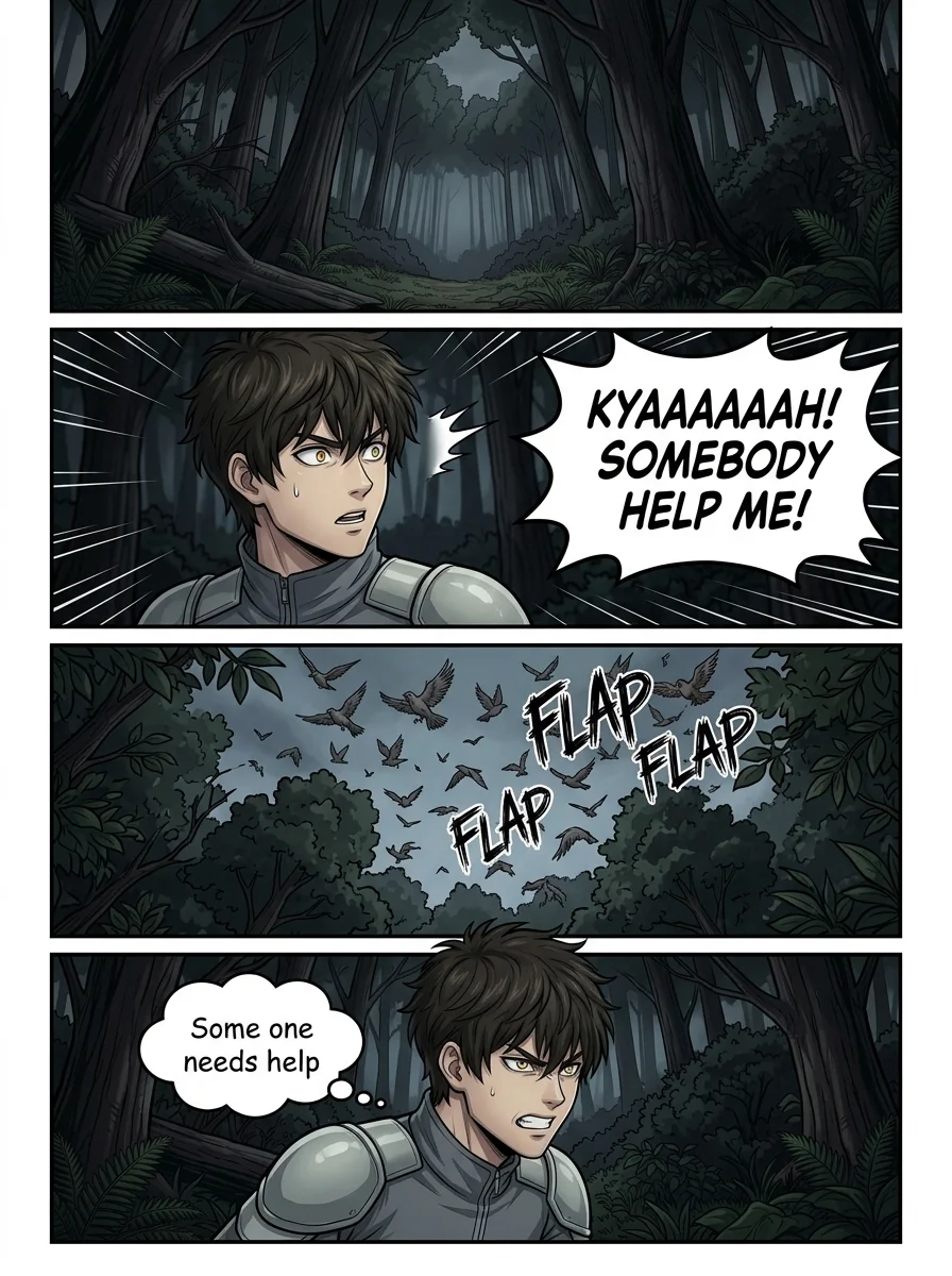 Aethelos: The Bastard of Light Chapter 3 Page 5 - AI Generated Manga