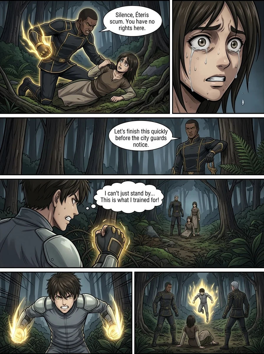 Aethelos: The Bastard of Light Chapter 3 Page 8 - AI Generated Manga