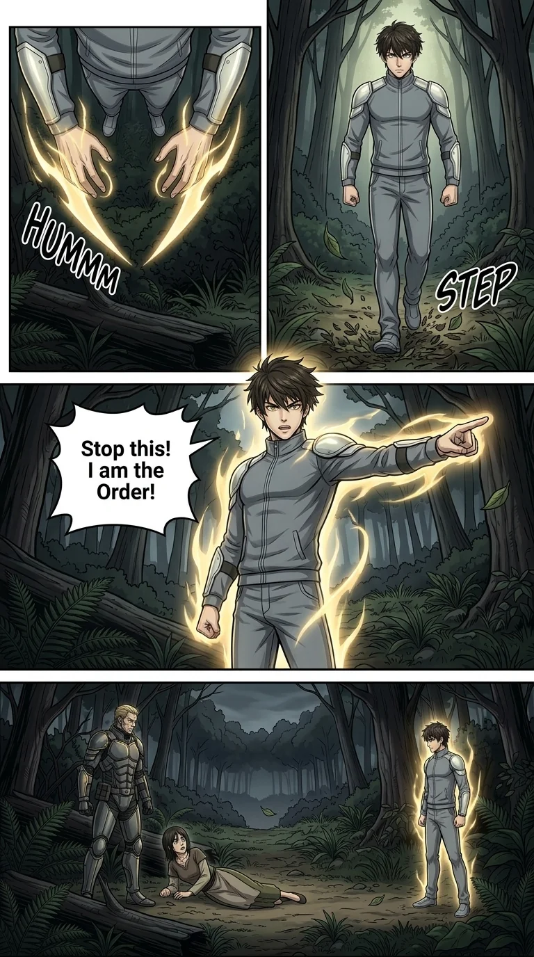 Aethelos: The Bastard of Light Chapter 3 Page 9 - AI Generated Manga