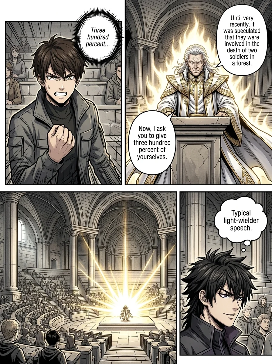 Aethelos: The Bastard of Light Chapter 37 Page 8 - AI Generated Manga