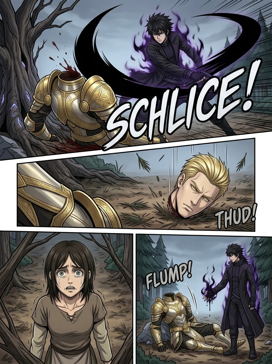 Aethelos: The Bastard of Light Chapter 4 Page 10 - AI Generated Manga