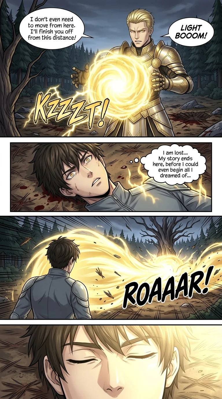 Aethelos: The Bastard of Light Chapter 4 Page 4 - AI Generated Manga