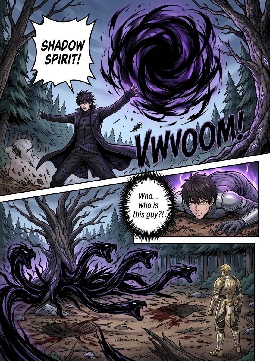 Aethelos: The Bastard of Light Chapter 4 Page 6 - AI Generated Manga