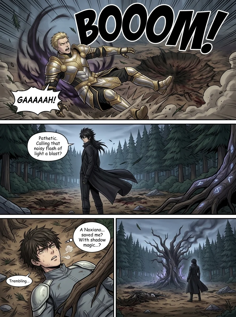Aethelos: The Bastard of Light Chapter 4 Page 7 - AI Generated Manga