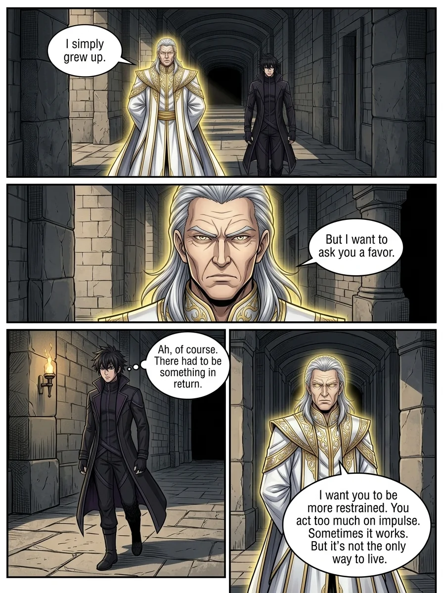 Aethelos: The Bastard of Light Chapter 40 Page 13 - AI Generated Manga