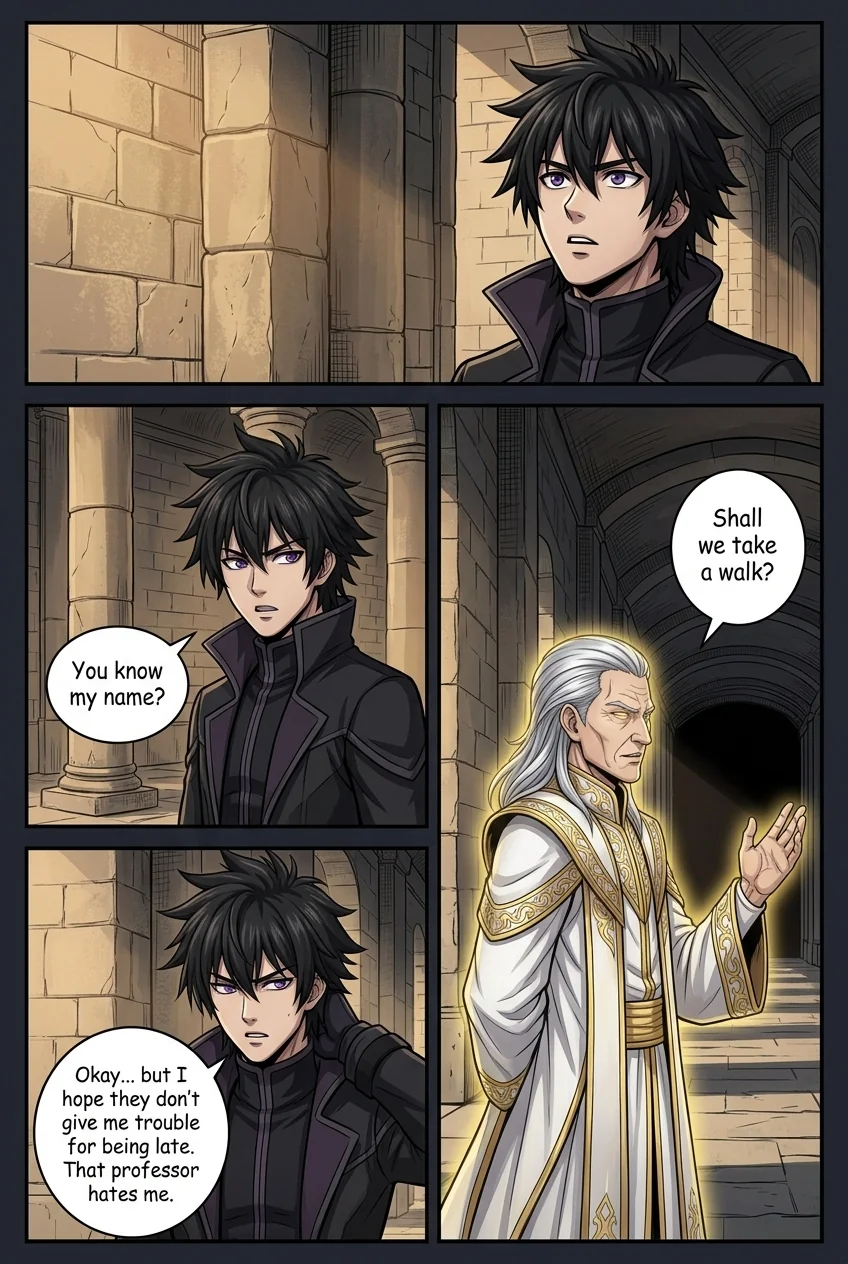 Aethelos: The Bastard of Light Chapter 40 Page 3 - AI Generated Manga