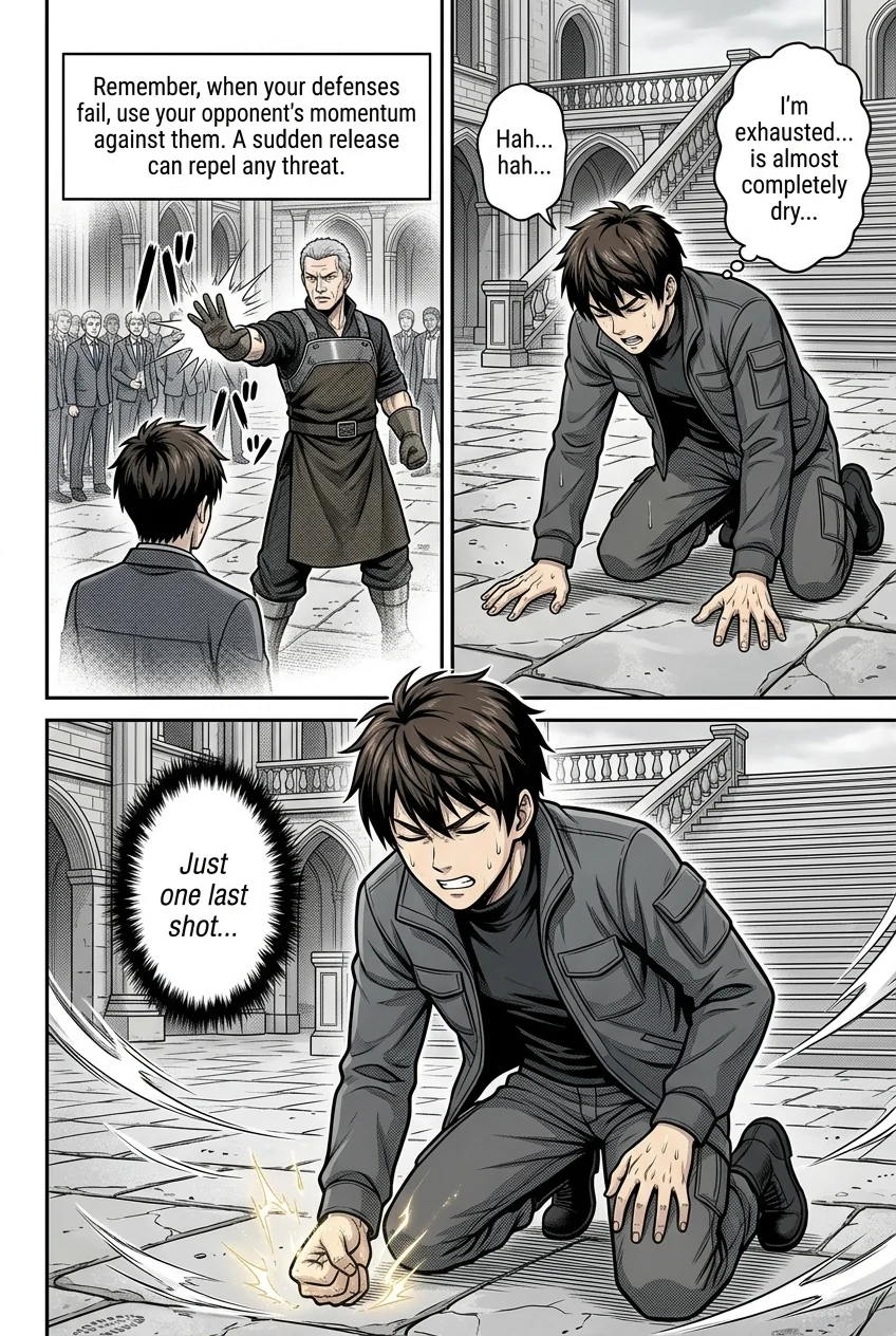 Aethelos: The Bastard of Light Chapter 41 Page 14 - AI Generated Manga