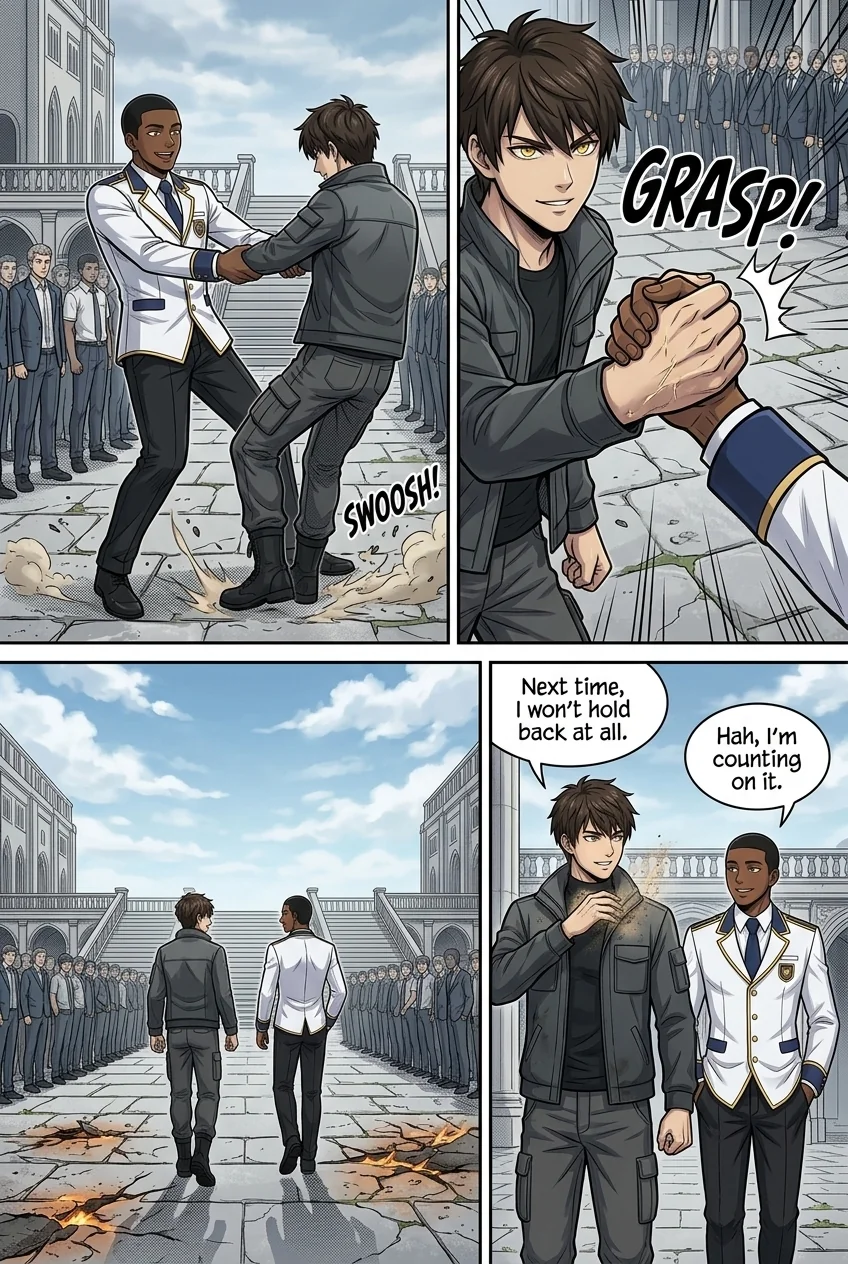 Aethelos: The Bastard of Light Chapter 42 Page 8 - AI Generated Manga