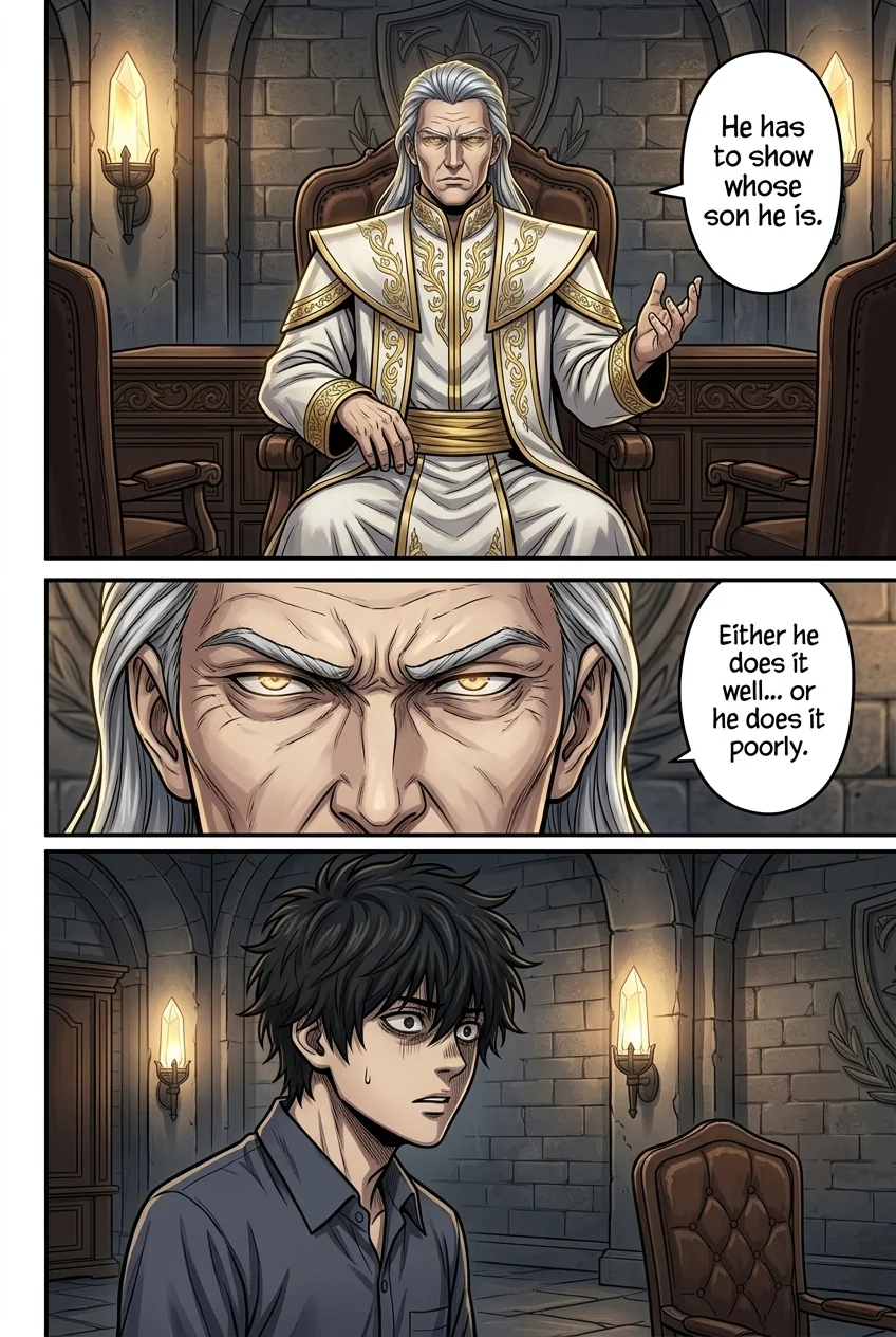 Aethelos: The Bastard of Light Chapter 43 Page 12 - AI Generated Manga