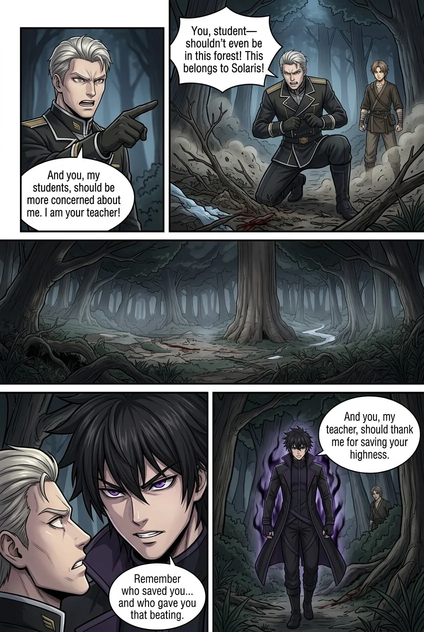 Aethelos: The Bastard of Light Chapter 49 Page 3 - AI Generated Manga