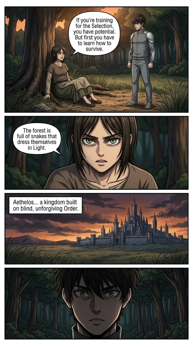 Aethelos: The Bastard of Light Chapter 5 Page 11 - AI Generated Manga