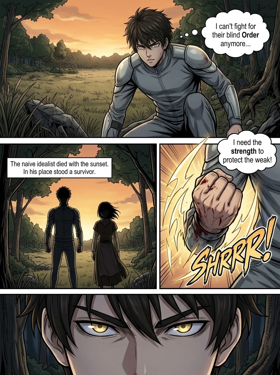 Aethelos: The Bastard of Light Chapter 5 Page 12 - AI Generated Manga