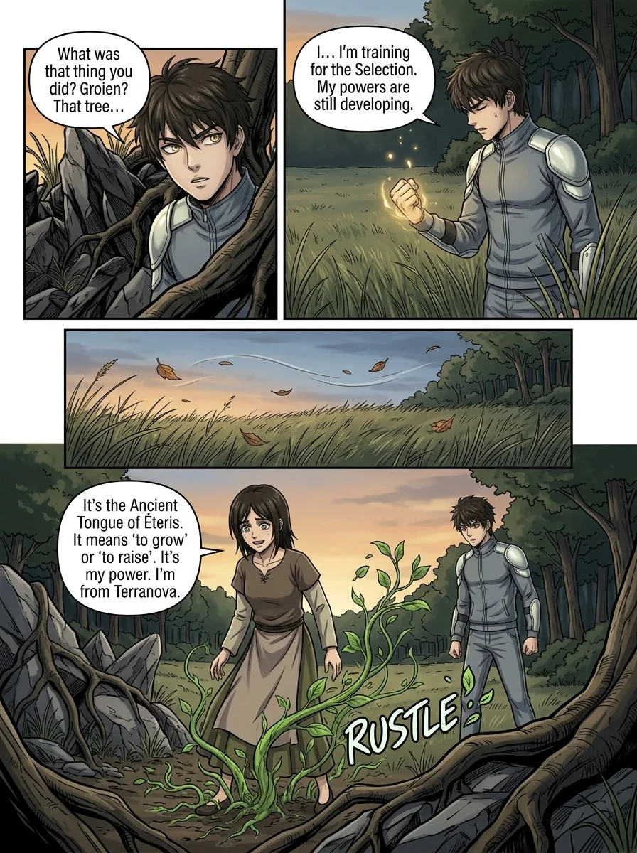 Aethelos: The Bastard of Light Chapter 5 Page 4 - AI Generated Manga
