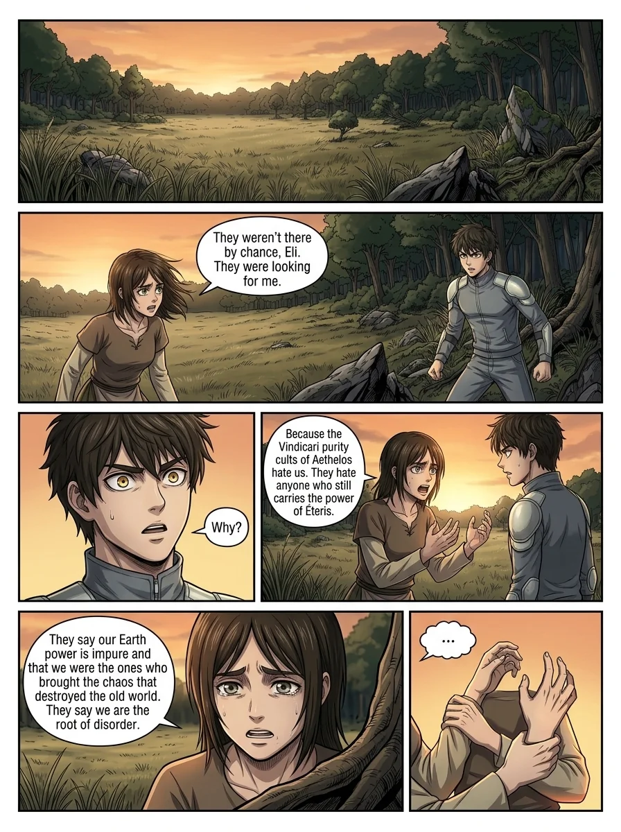 Aethelos: The Bastard of Light Chapter 5 Page 6 - AI Generated Manga