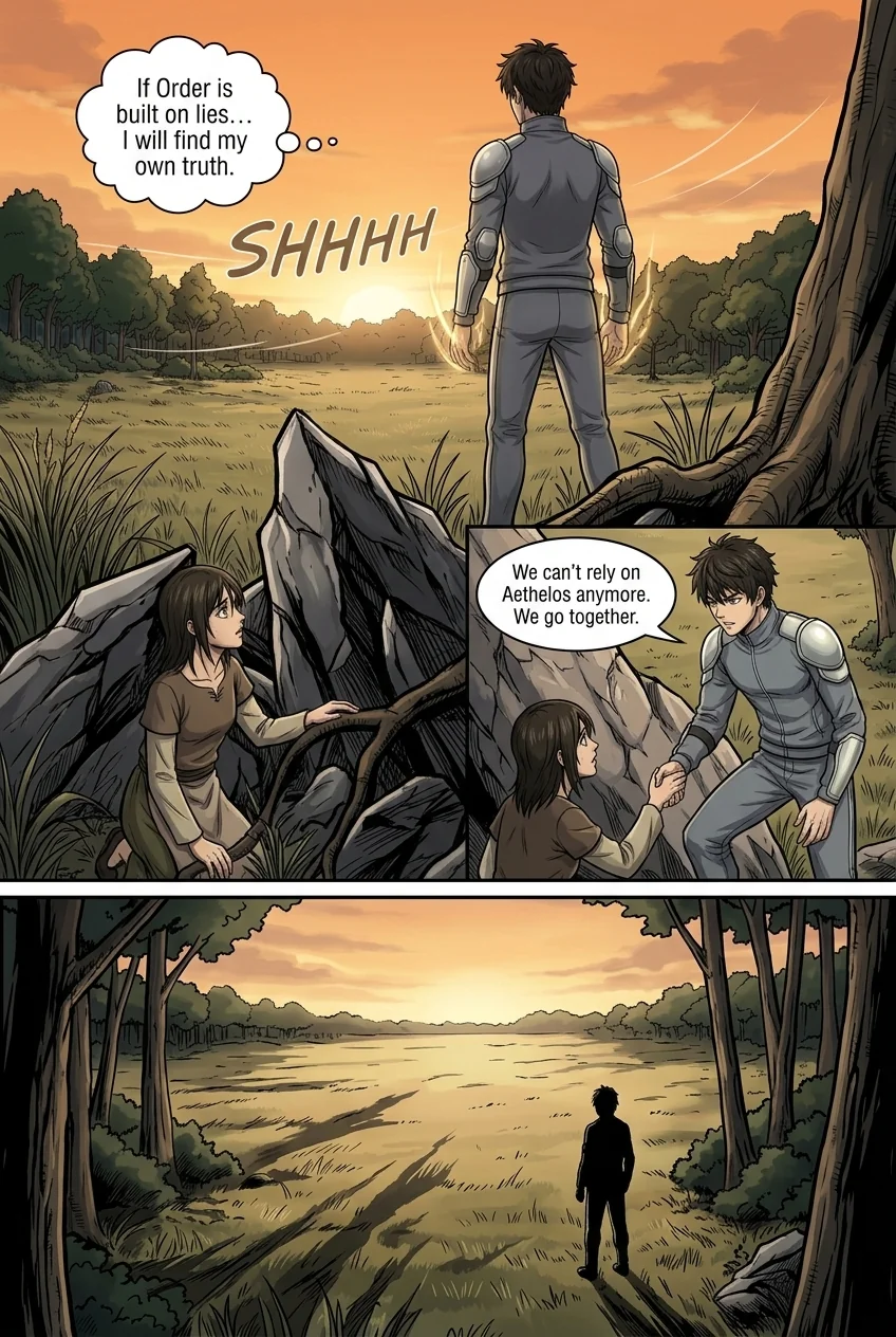 Aethelos: The Bastard of Light Chapter 5 Page 9 - AI Generated Manga
