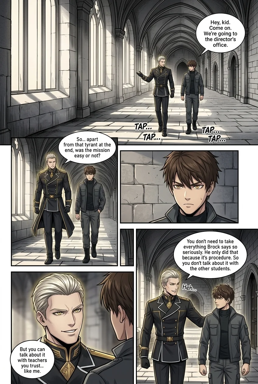Aethelos: The Bastard of Light Chapter 50 Page 6 - AI Generated Manga