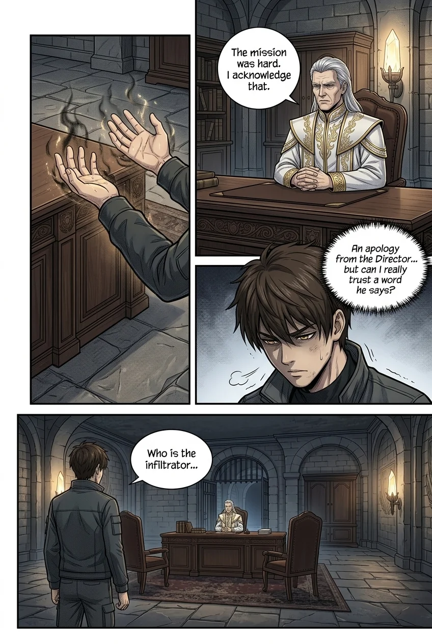 Aethelos: The Bastard of Light Chapter 51 Page 13 - AI Generated Manga