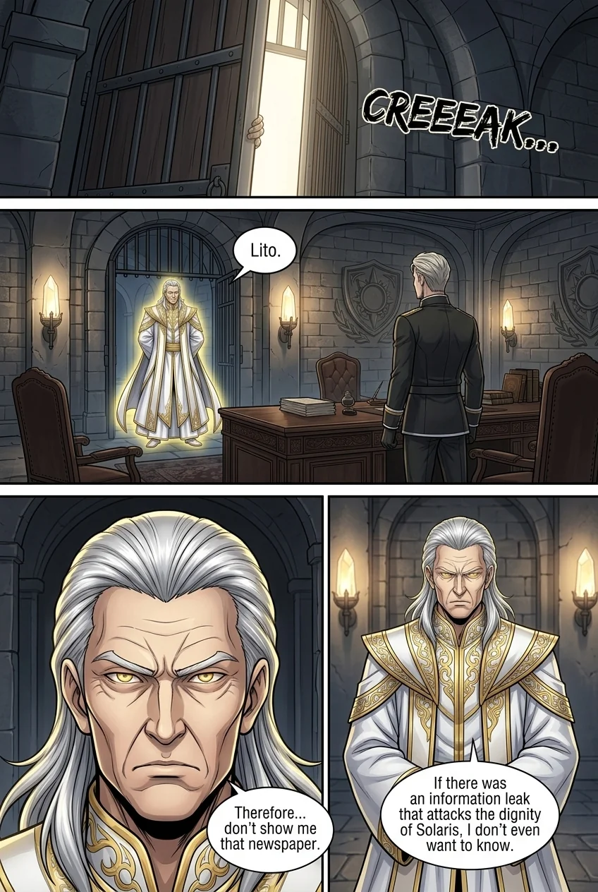 Aethelos: The Bastard of Light Chapter 55 Page 14 - AI Generated Manga