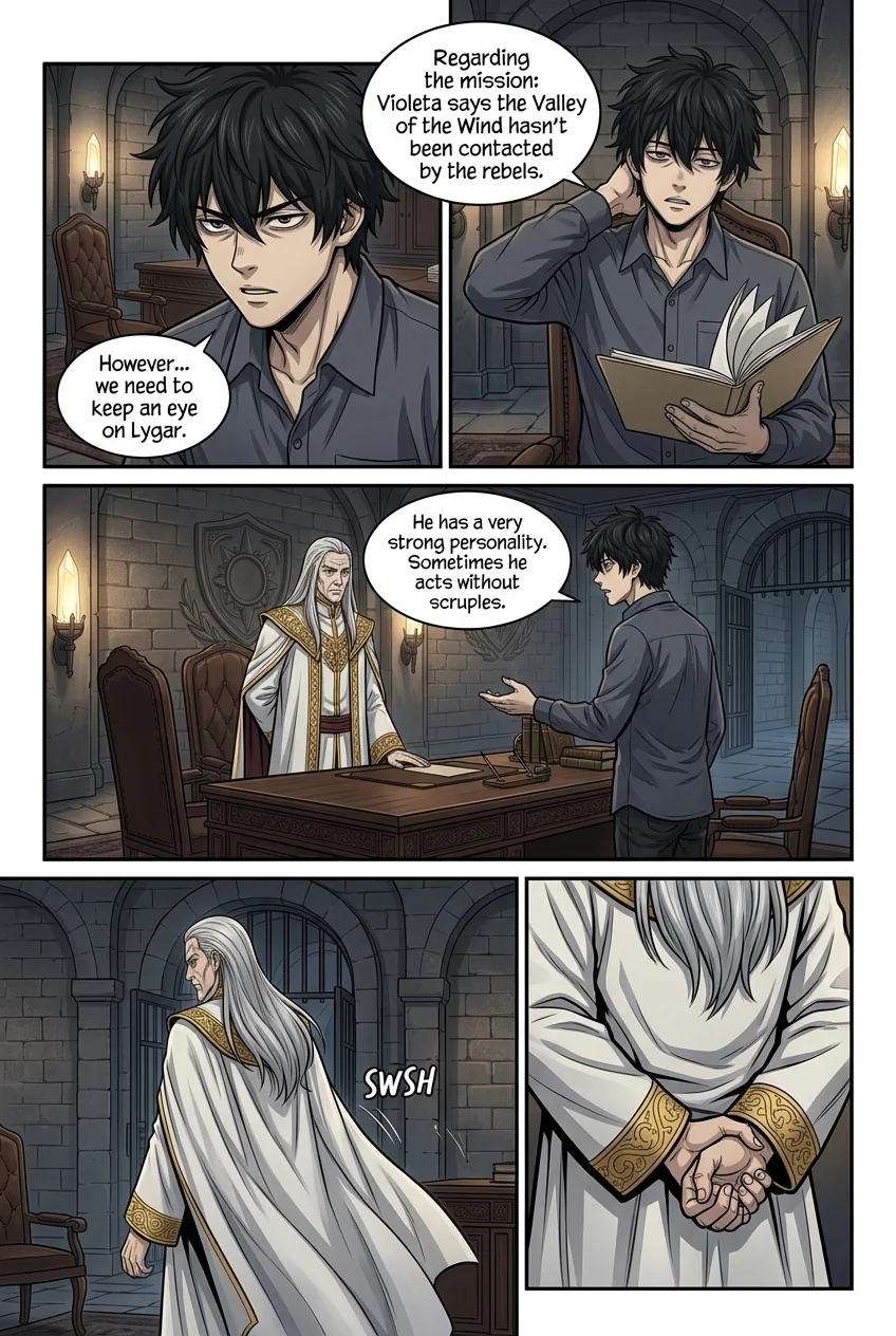 Aethelos: The Bastard of Light Chapter 57 Page 12 - AI Generated Manga