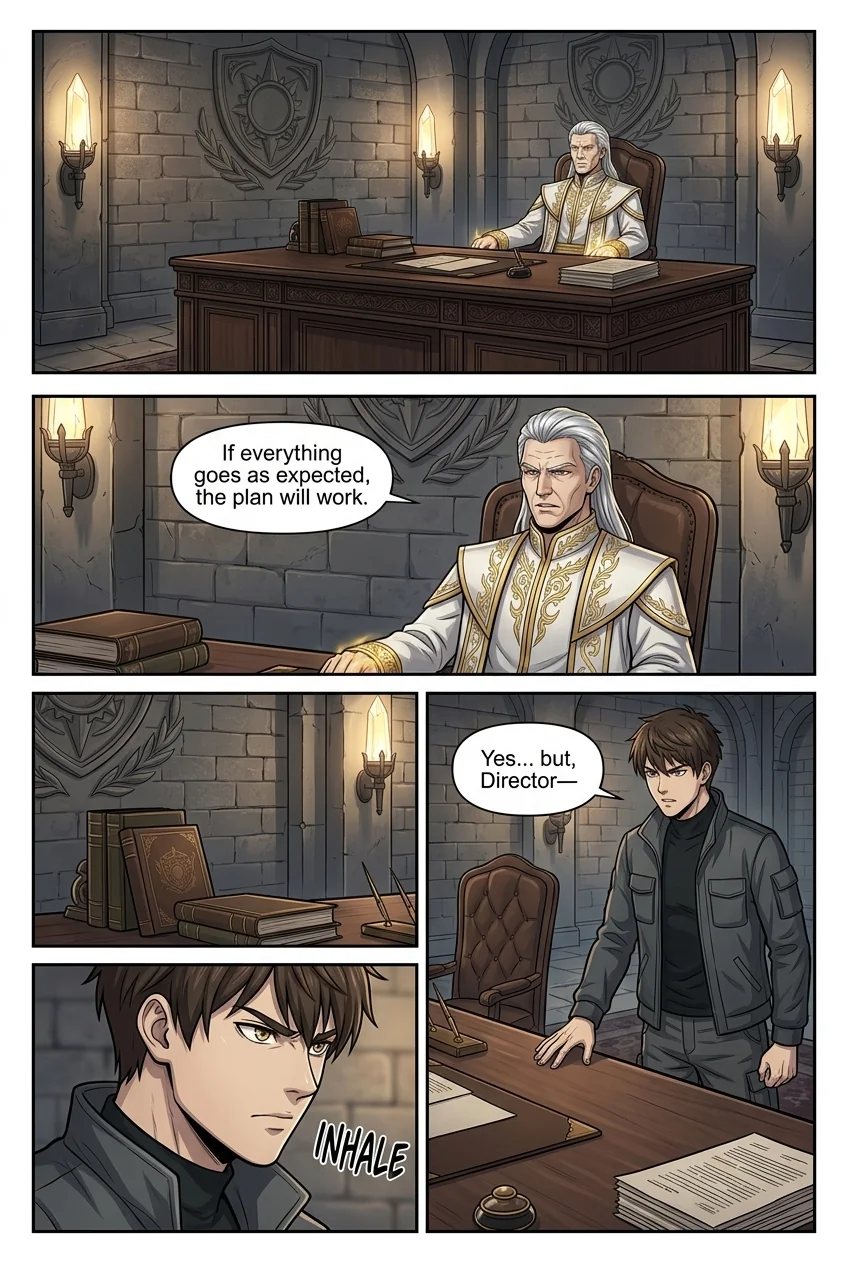 Aethelos: The Bastard of Light Chapter 58 Page 4 - AI Generated Manga
