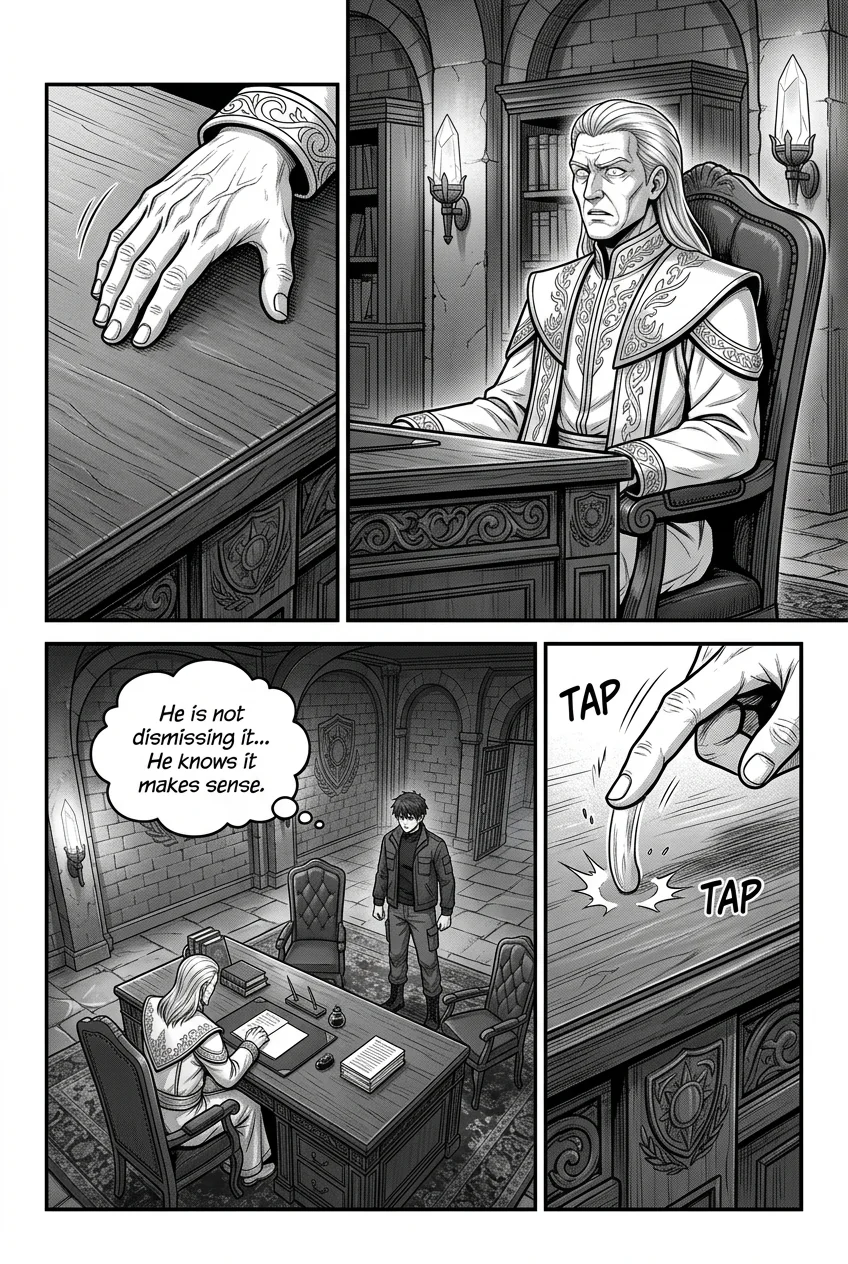 Aethelos: The Bastard of Light Chapter 58 Page 8 - AI Generated Manga