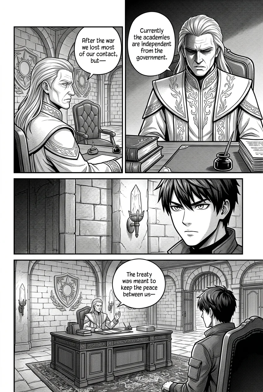 Aethelos: The Bastard of Light Chapter 58 Page 9 - AI Generated Manga