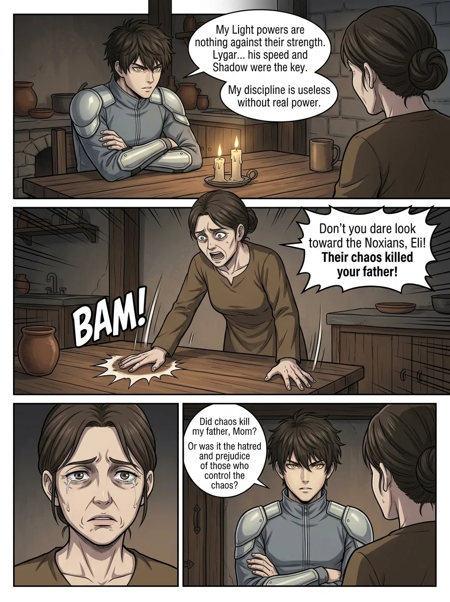Aethelos: The Bastard of Light Chapter 6 Page 10 - AI Generated Manga