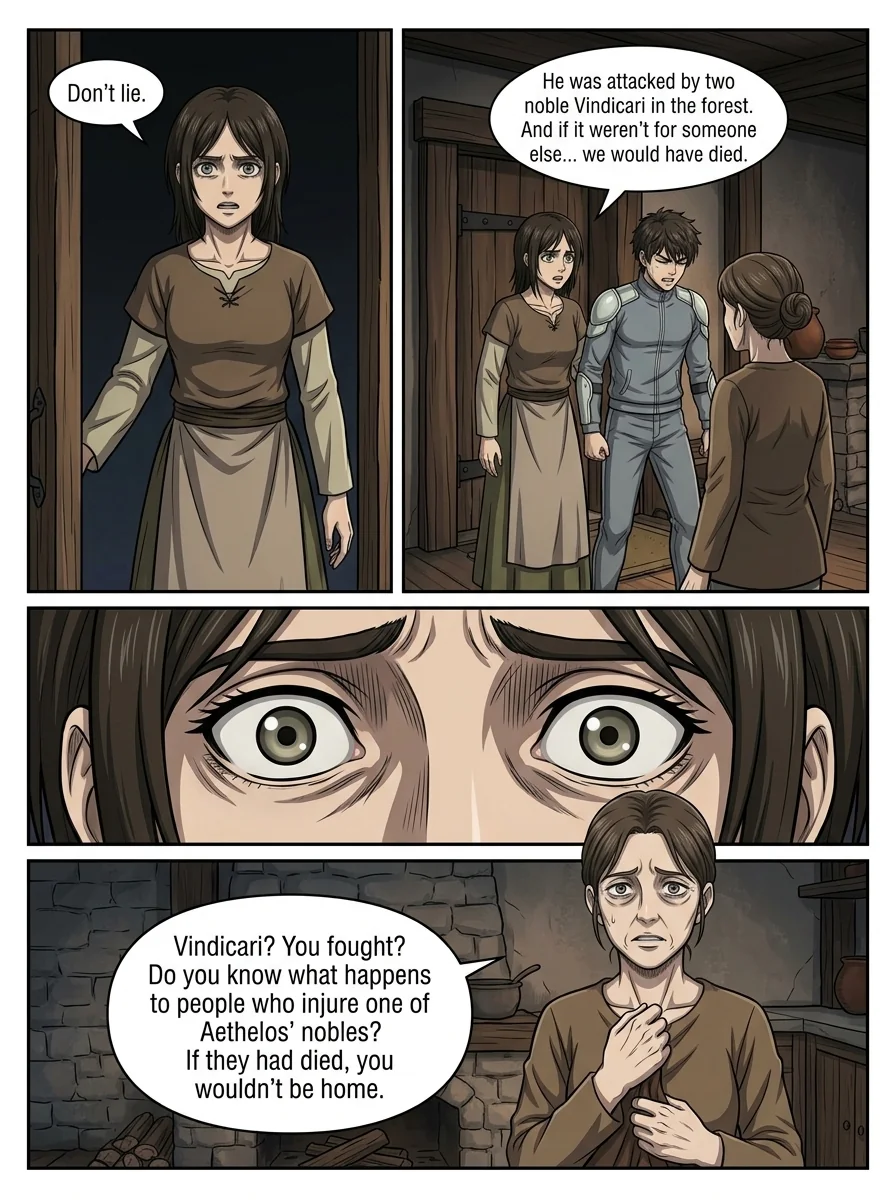 Aethelos: The Bastard of Light Chapter 6 Page 4 - AI Generated Manga