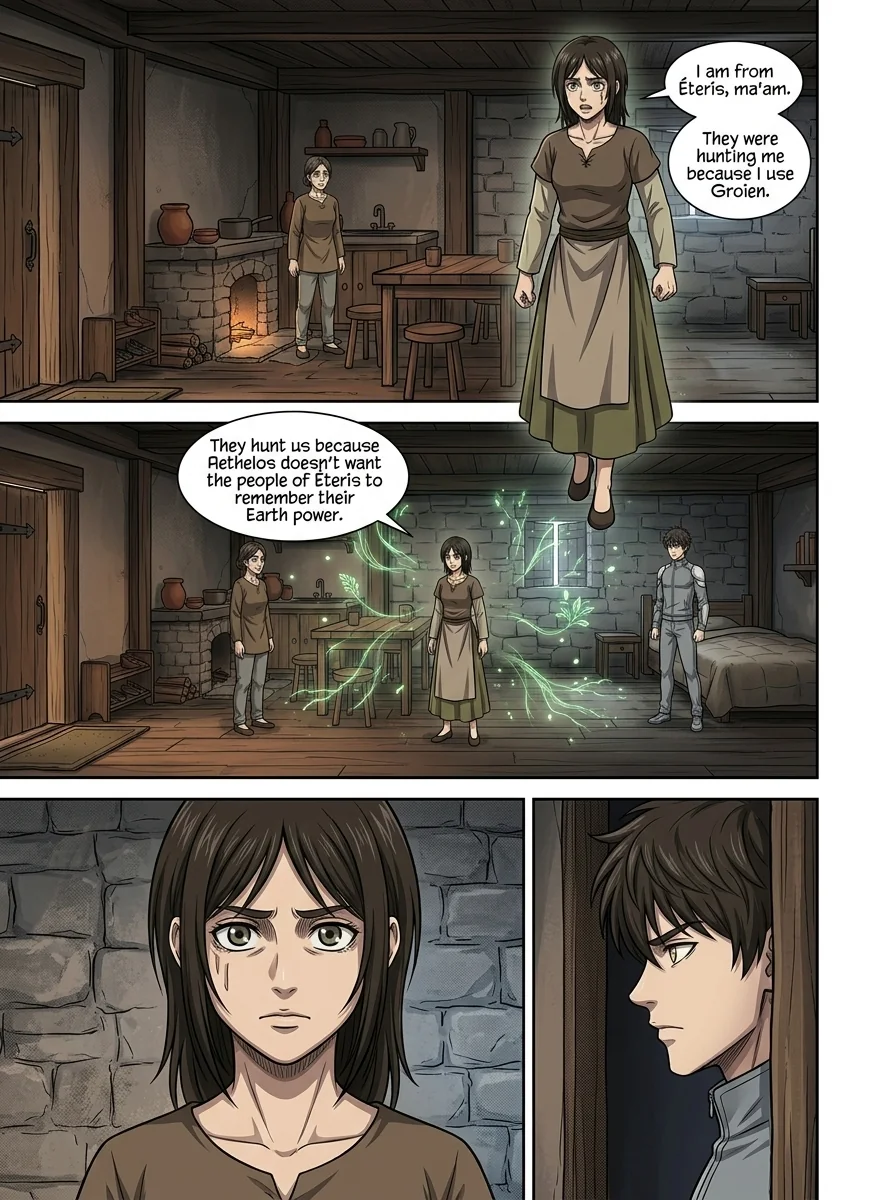 Aethelos: The Bastard of Light Chapter 6 Page 6 - AI Generated Manga