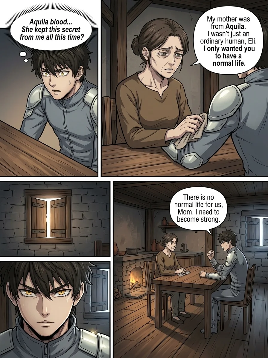 Aethelos: The Bastard of Light Chapter 6 Page 9 - AI Generated Manga