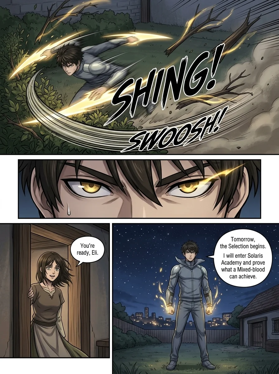 Aethelos: The Bastard of Light Chapter 7 Page 2 - AI Generated Manga