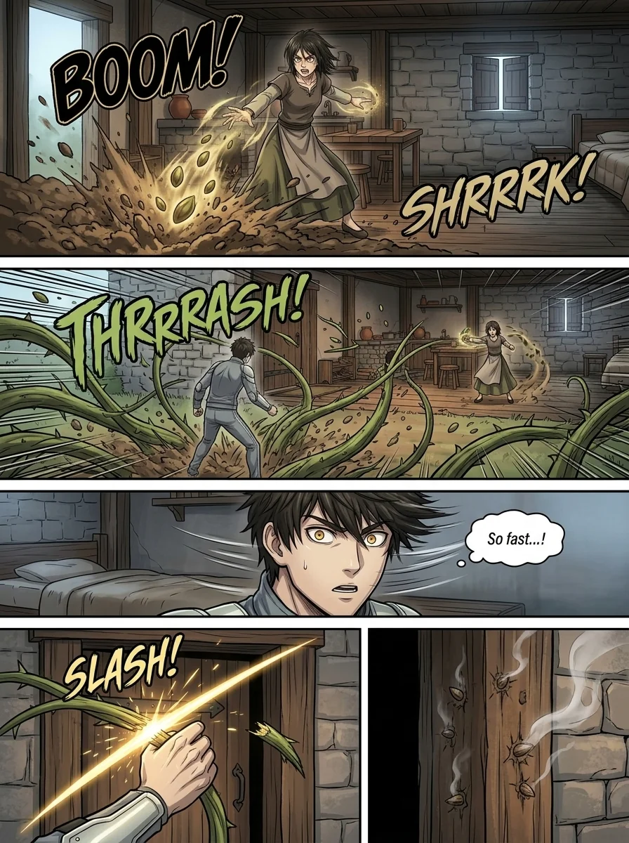 Aethelos: The Bastard of Light Chapter 7 Page 4 - AI Generated Manga