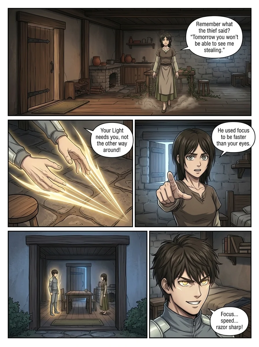 Aethelos: The Bastard of Light Chapter 7 Page 5 - AI Generated Manga