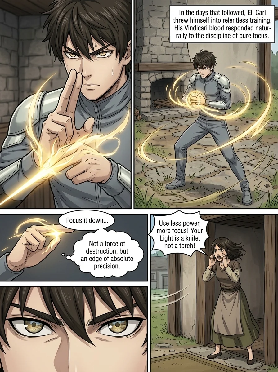 Aethelos: The Bastard of Light Chapter 7 Page 6 - AI Generated Manga