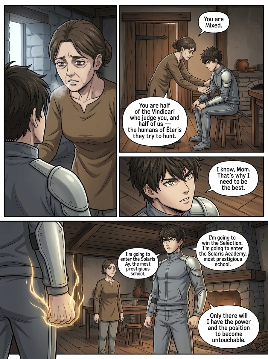 Aethelos: The Bastard of Light Chapter 7 Page 9 - AI Generated Manga