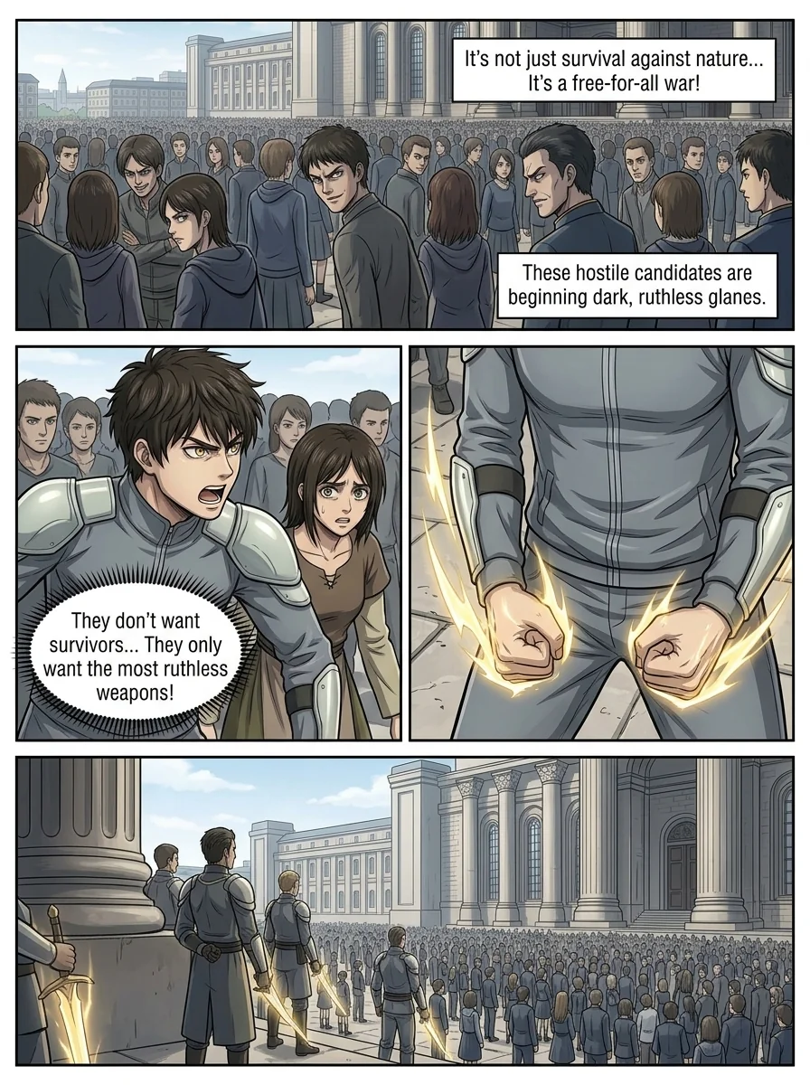 Aethelos: The Bastard of Light Chapter 8 Page 14 - AI Generated Manga