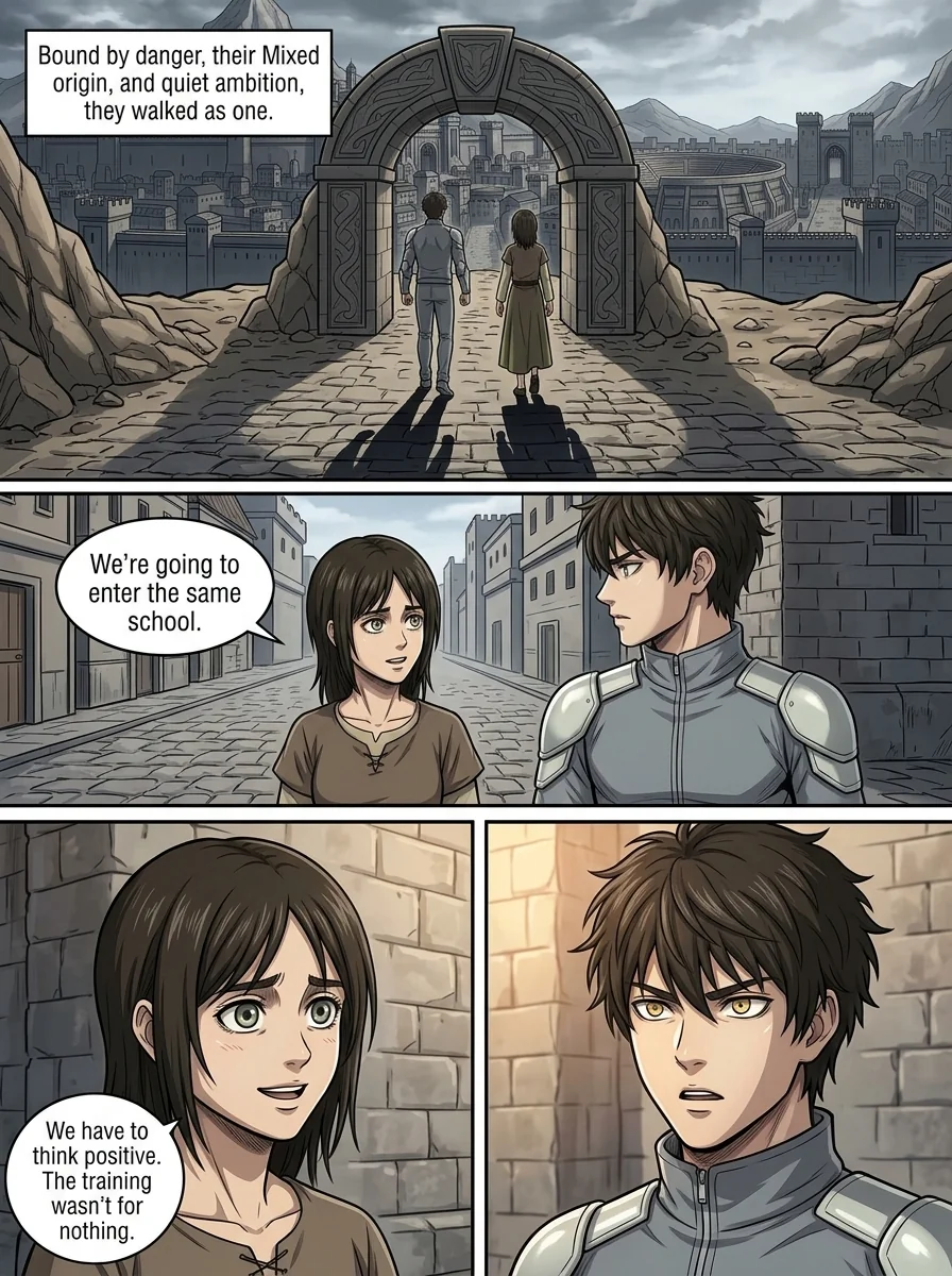 Aethelos: The Bastard of Light Chapter 8 Page 2 - AI Generated Manga