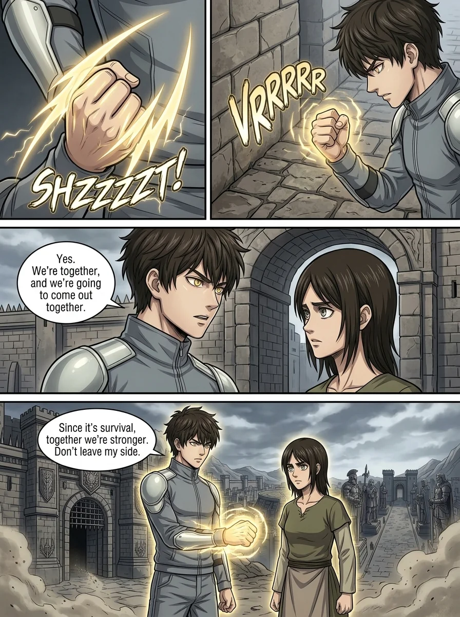 Aethelos: The Bastard of Light Chapter 8 Page 3 - AI Generated Manga