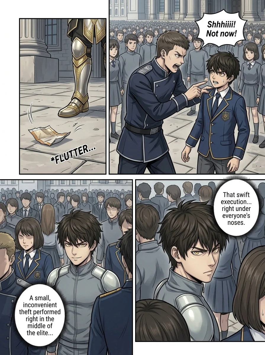 Aethelos: The Bastard of Light Chapter 8 Page 8 - AI Generated Manga