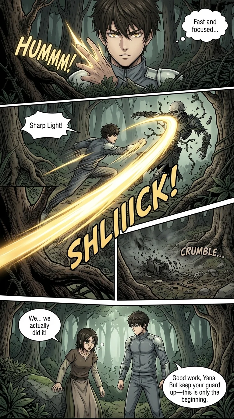 Aethelos: The Bastard of Light Chapter 9 Page 4 - AI Generated Manga