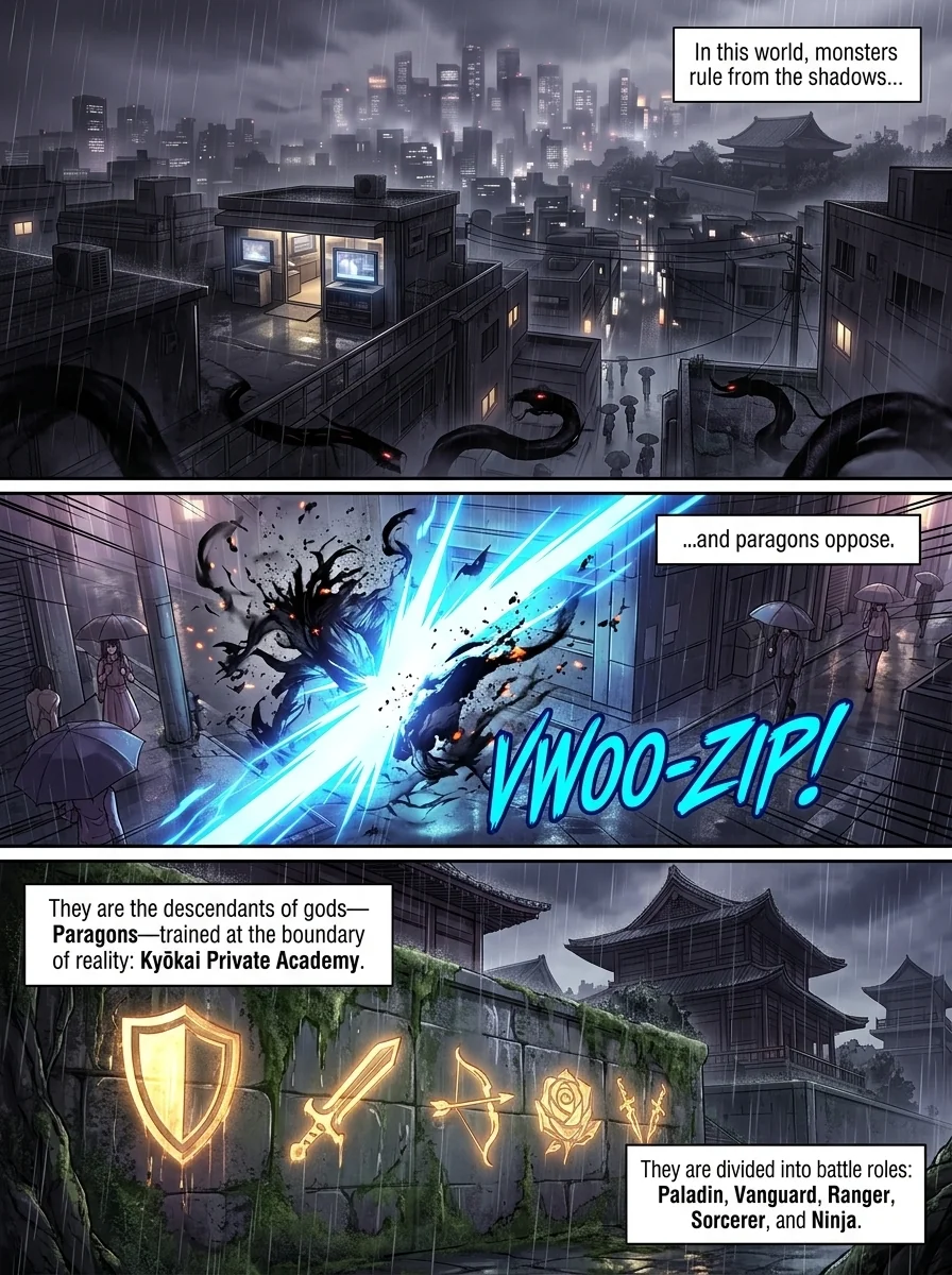 Wreckage of the Immortals Chapter 1 Page 3 - AI Generated Manga