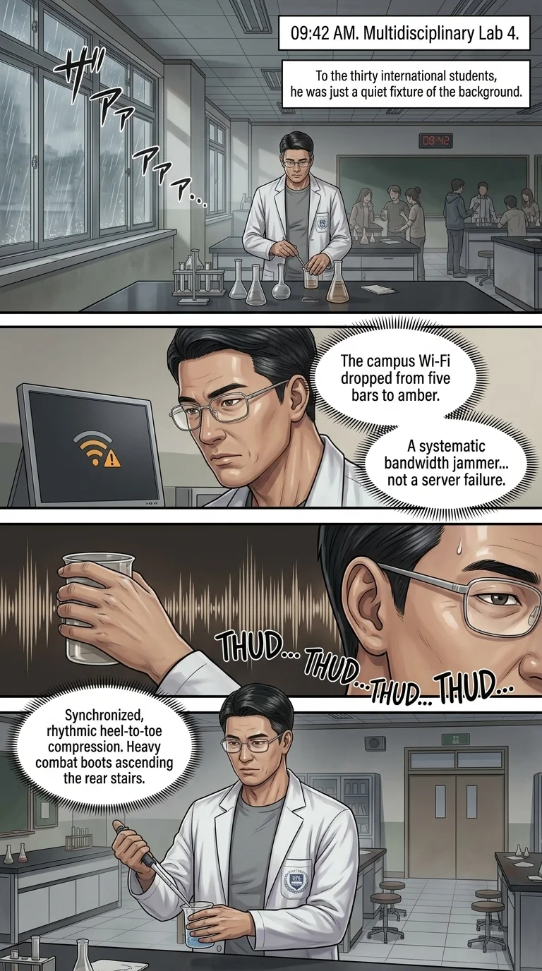THE GREY MAN OF KUANTAN Chapter 1 Page 1 - AI Generated Manga