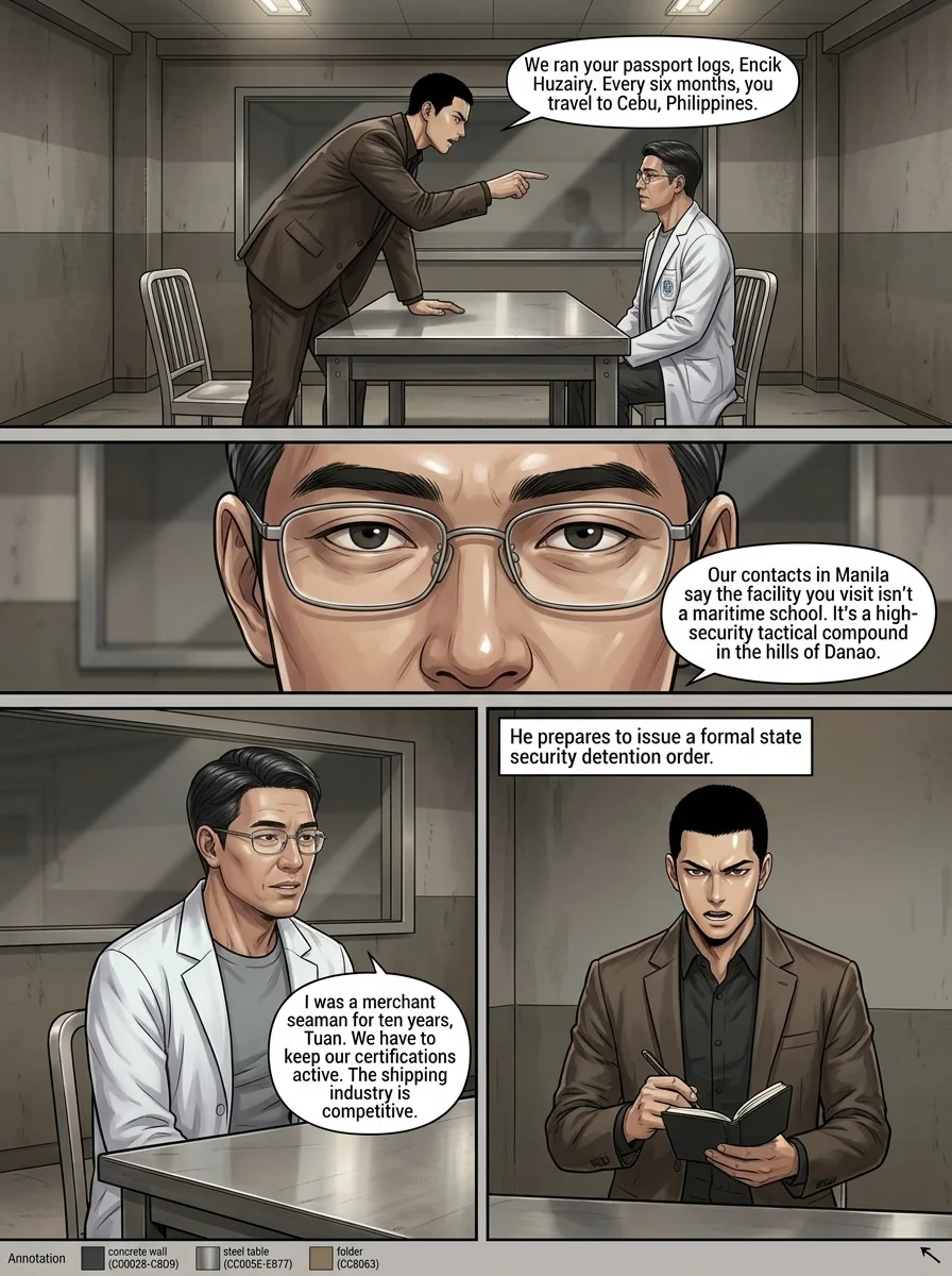 THE GREY MAN OF KUANTAN Chapter 1 Page 21 - AI Generated Manga