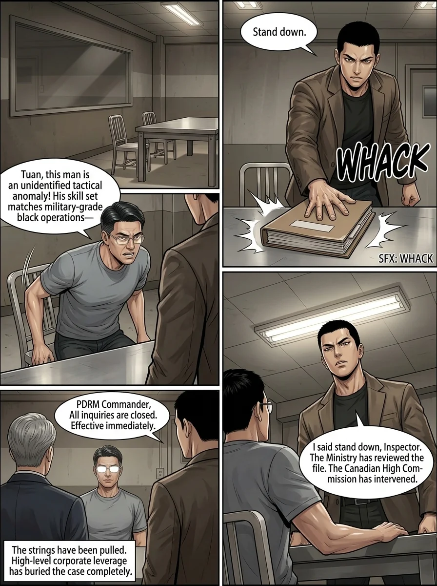 THE GREY MAN OF KUANTAN Chapter 1 Page 23 - AI Generated Manga