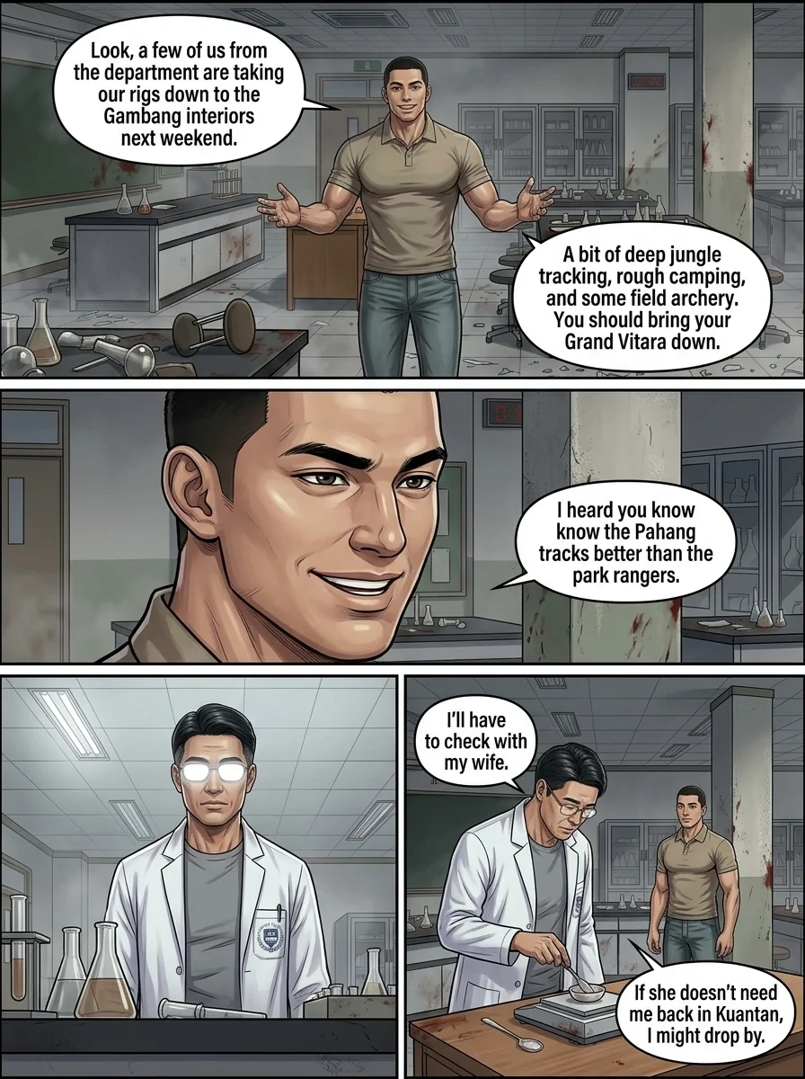 THE GREY MAN OF KUANTAN Chapter 1 Page 31 - AI Generated Manga