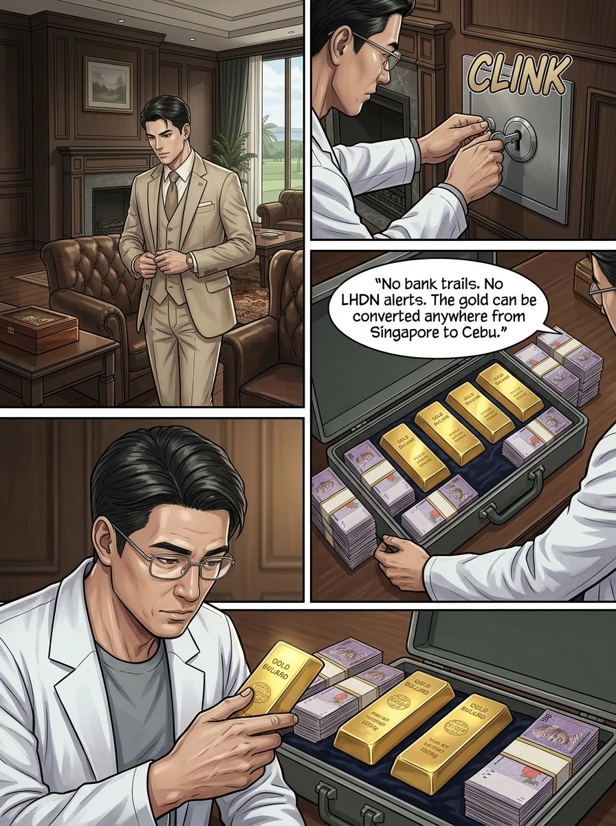 THE GREY MAN OF KUANTAN Chapter 1 Page 36 - AI Generated Manga